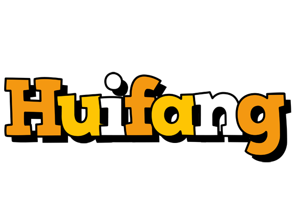Huifang cartoon logo
