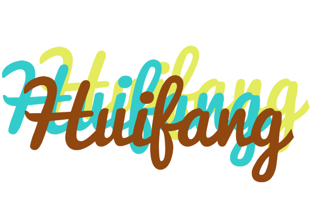 Huifang cupcake logo