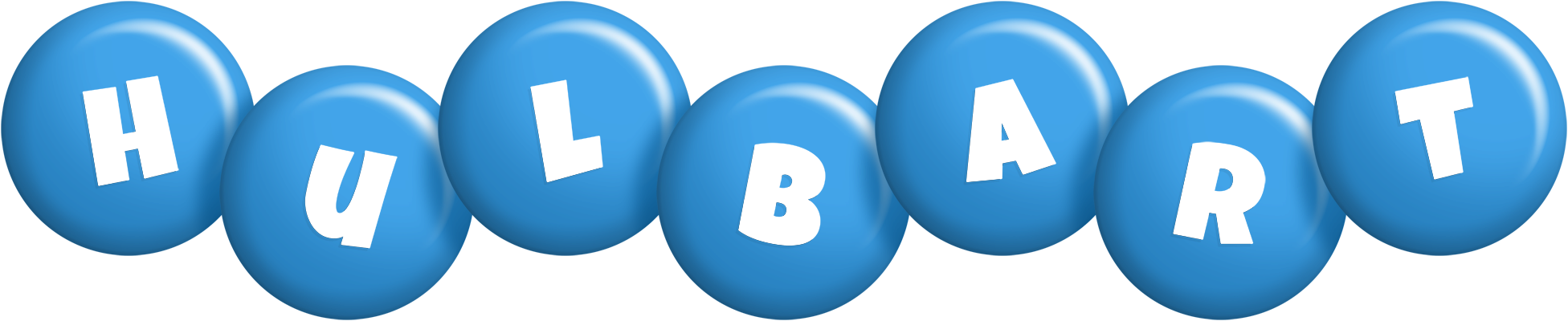 Hulbart candy-blue logo
