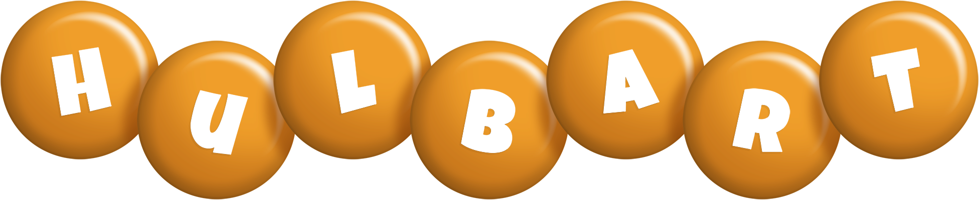 Hulbart candy-orange logo