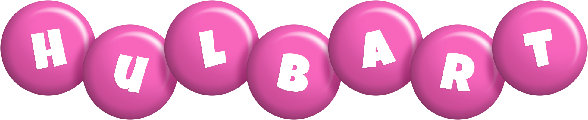 Hulbart candy-pink logo