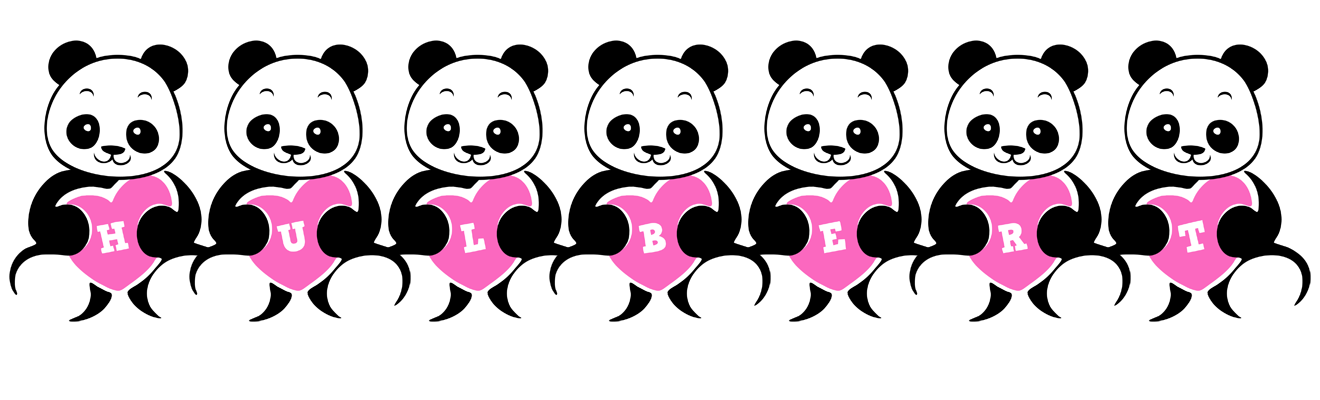 Hulbert love-panda logo