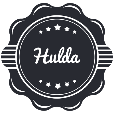 Hulda badge logo
