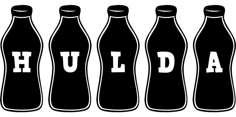Hulda bottle logo
