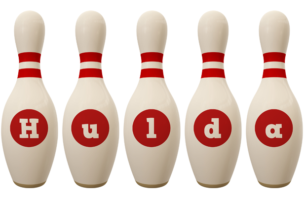 Hulda bowling-pin logo