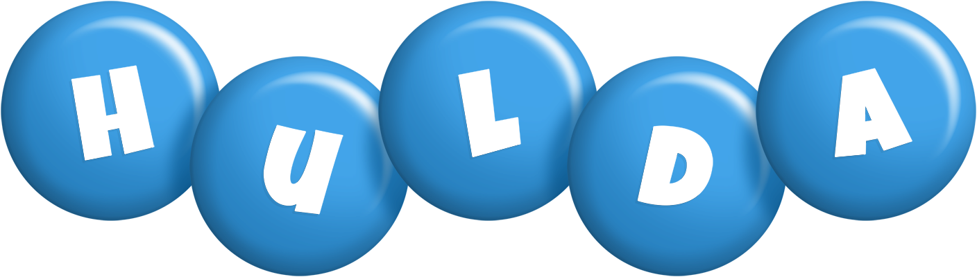 Hulda candy-blue logo