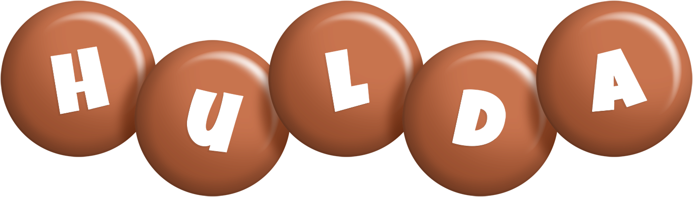Hulda candy-brown logo