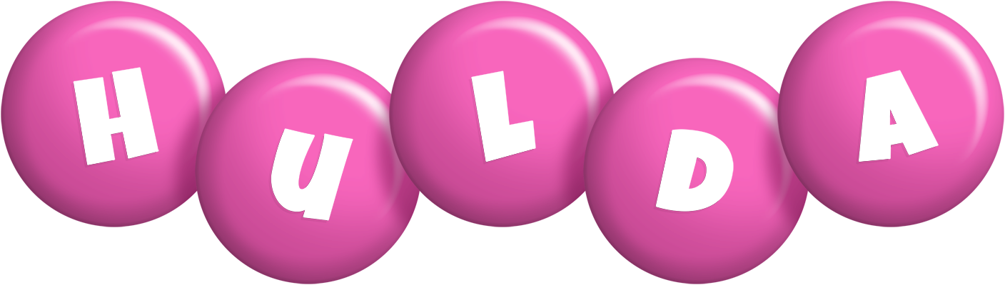 Hulda candy-pink logo