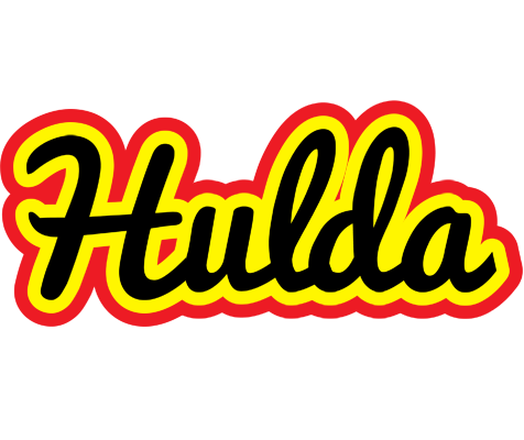 Hulda flaming logo
