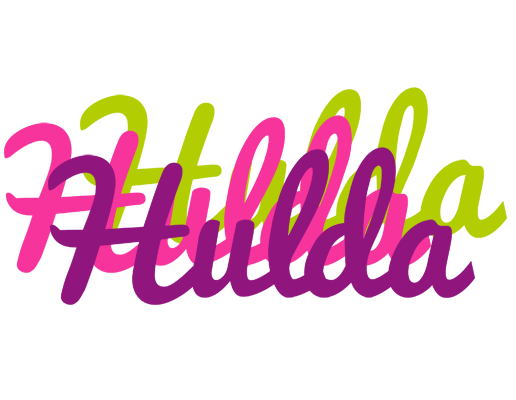 Hulda flowers logo