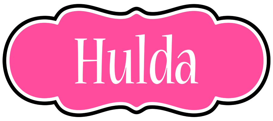 Hulda invitation logo