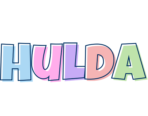 Hulda pastel logo
