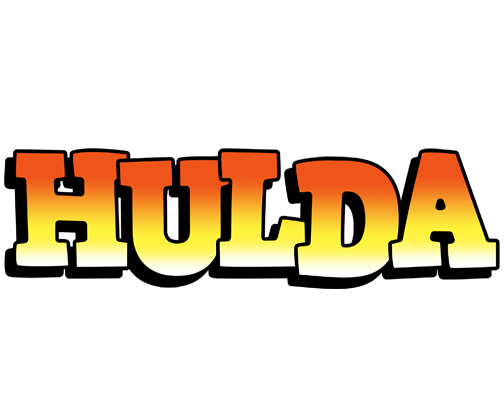 Hulda sunset logo