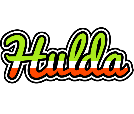 Hulda superfun logo