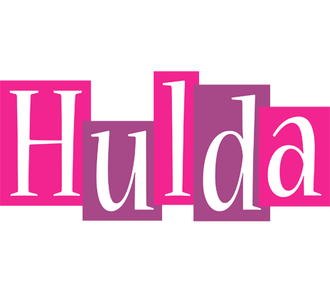 Hulda whine logo