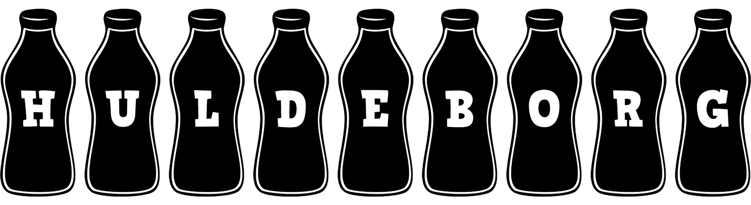 Huldeborg bottle logo