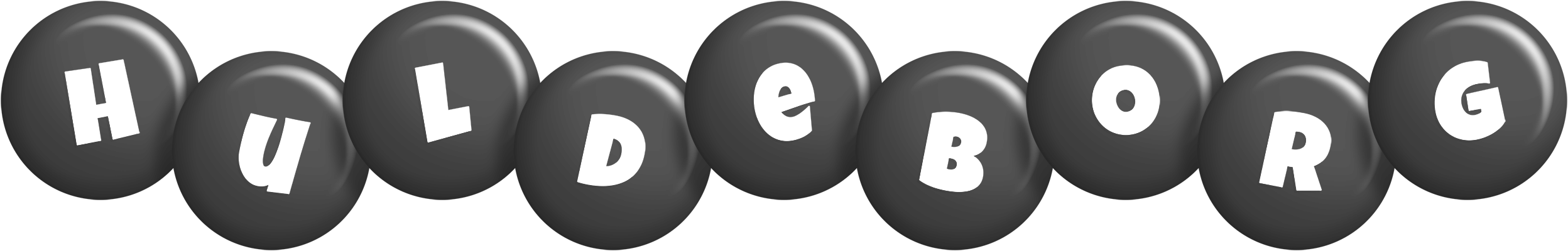 Huldeborg candy-black logo