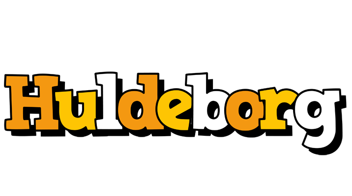 Huldeborg cartoon logo