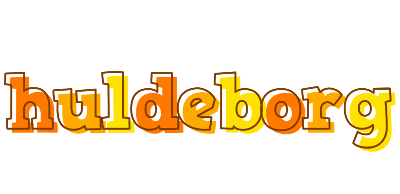 Huldeborg desert logo