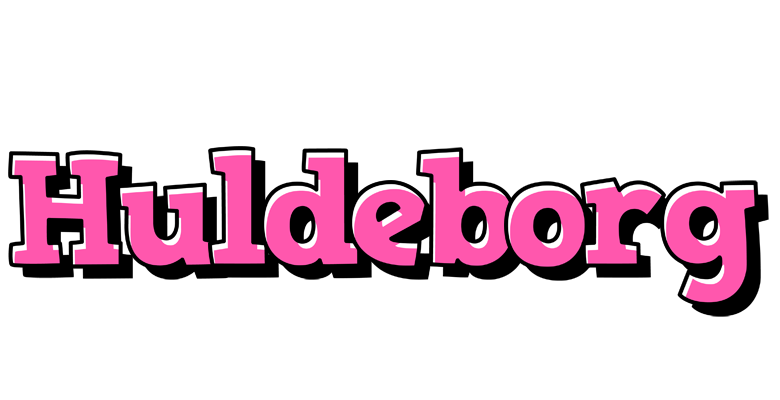 Huldeborg girlish logo