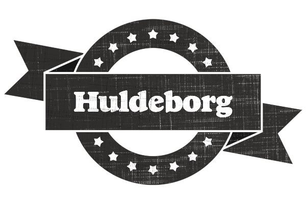 Huldeborg grunge logo