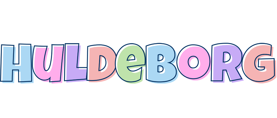Huldeborg pastel logo