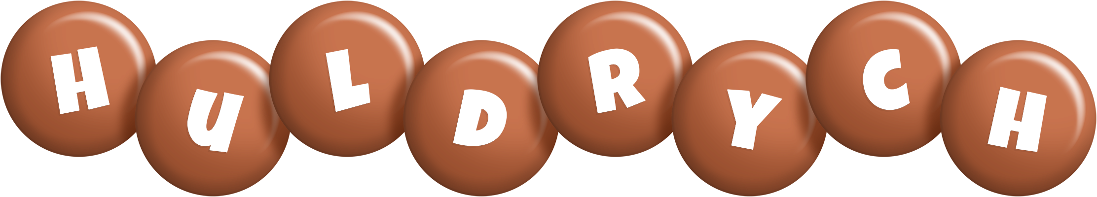 Huldrych candy-brown logo
