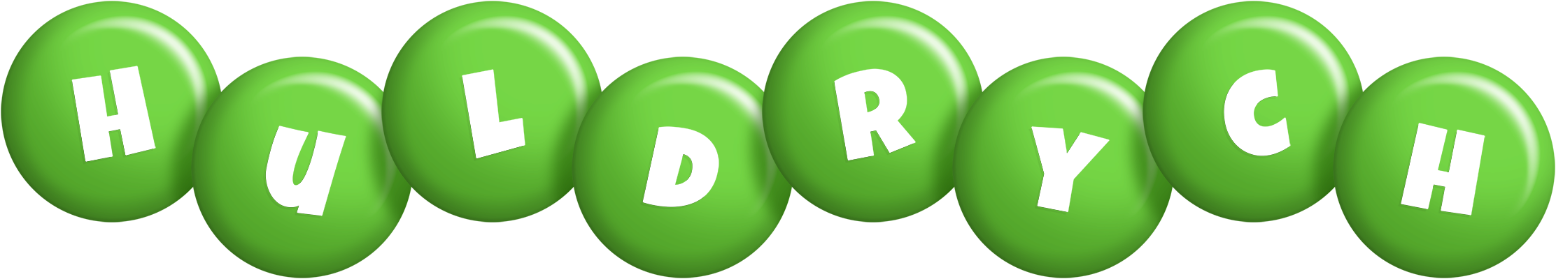 Huldrych candy-green logo