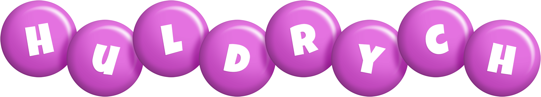 Huldrych candy-purple logo