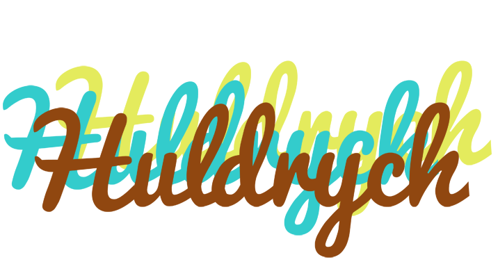 Huldrych cupcake logo