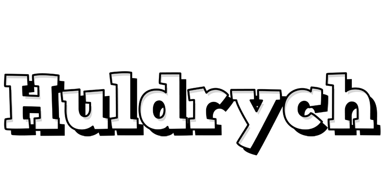Huldrych snowing logo