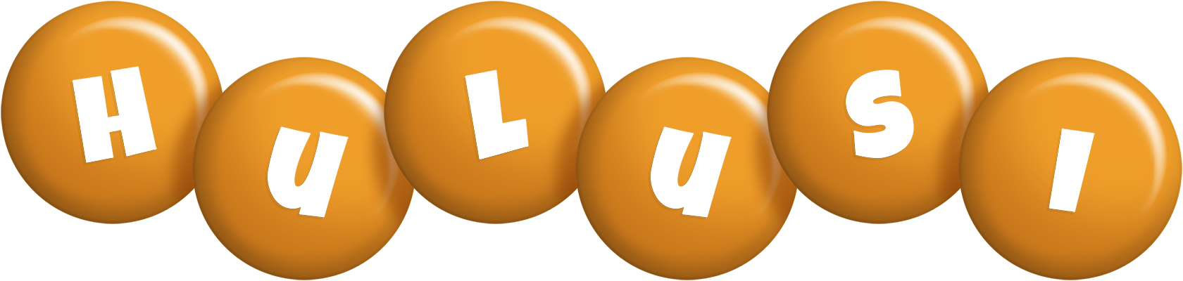 Hulusi candy-orange logo