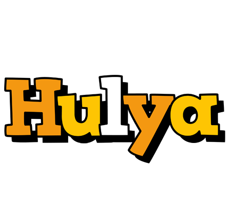 Hulya cartoon logo