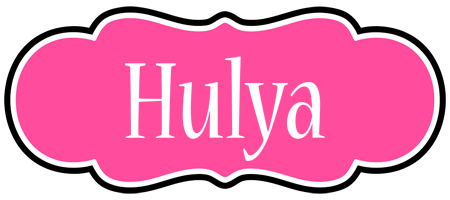 Hulya invitation logo