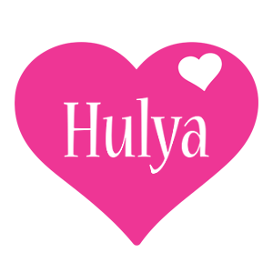 Hulya love-heart logo