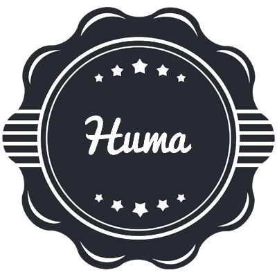 Huma badge logo