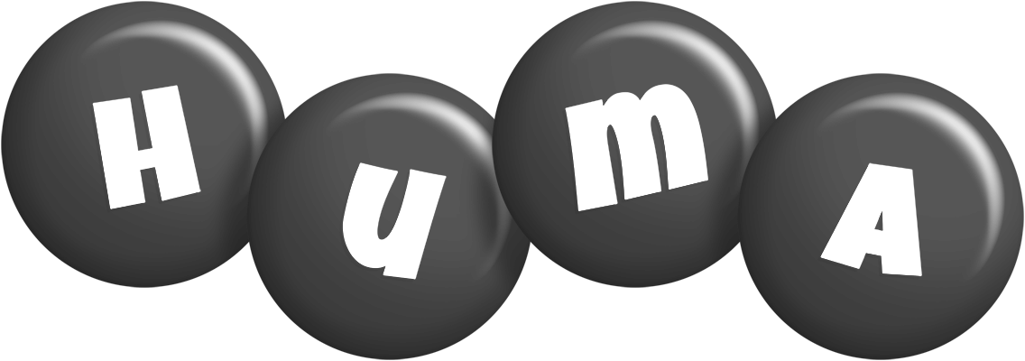 Huma candy-black logo