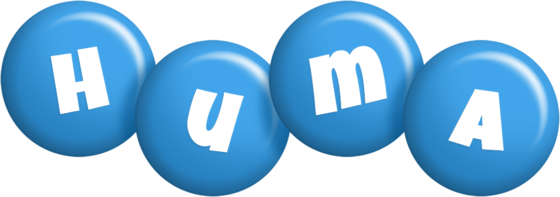 Huma candy-blue logo