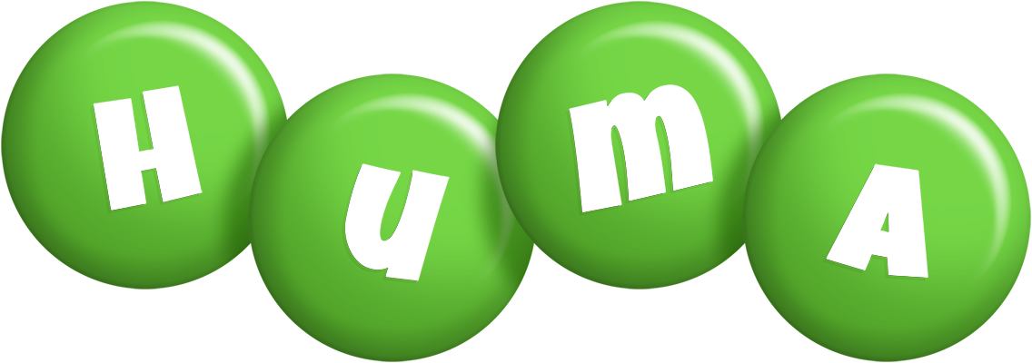 Huma candy-green logo