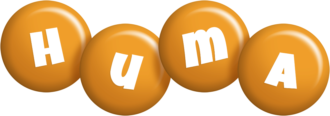 Huma candy-orange logo