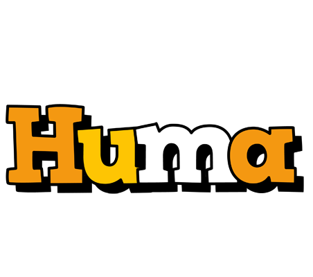 Huma cartoon logo