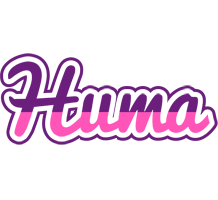 Huma cheerful logo