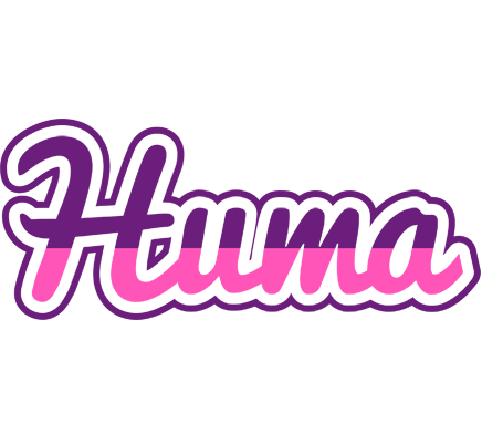 Huma cheerful logo