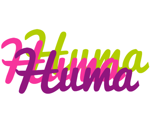 Huma flowers logo