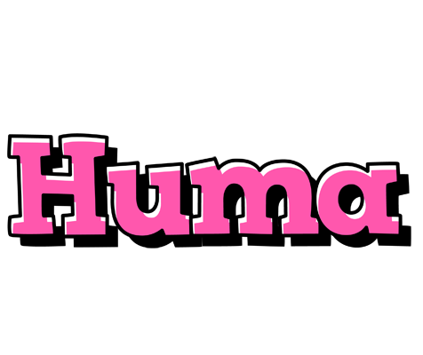 Huma girlish logo