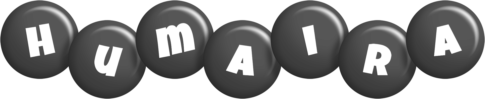 Humaira candy-black logo