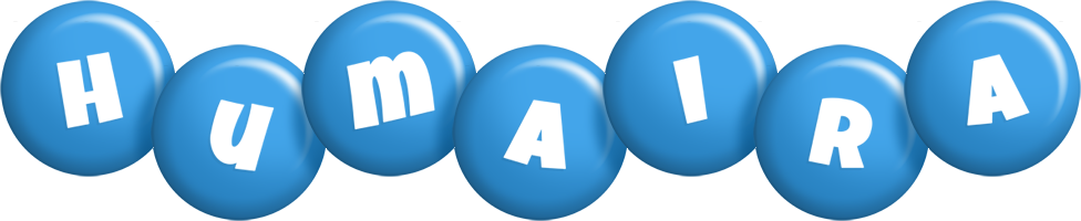 Humaira candy-blue logo