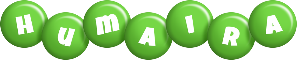 Humaira candy-green logo
