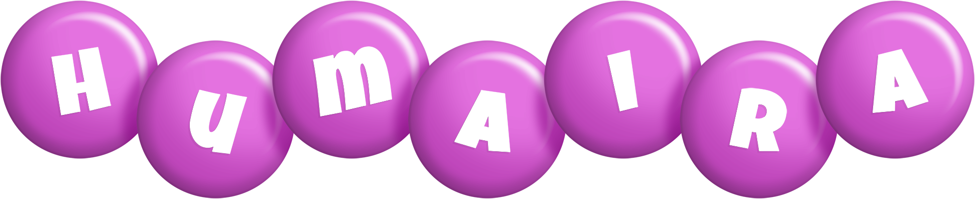 Humaira candy-purple logo