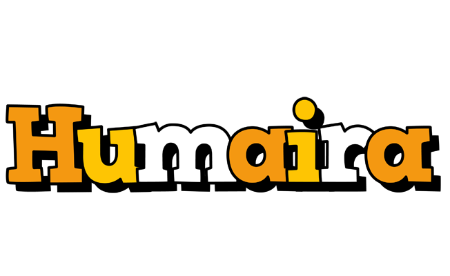 Humaira cartoon logo